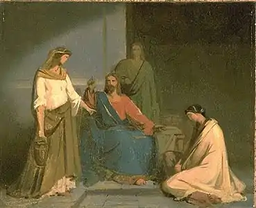 Jésus chez Marthe et Marie (1843), Paris, École nationale supérieure des beaux-arts.