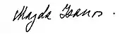 signature de Magda Isanos