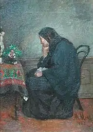 La Viuda (1885), Musée National de Beaux-Arts.