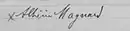 Signature de Albéric Magnard