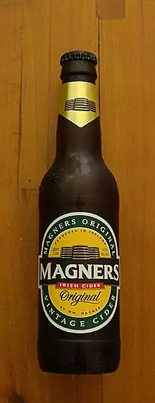 Bouteille 330 mL de cidre Magners