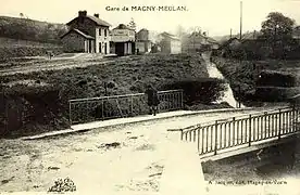 Gare de Magny-en-Vexin (Val-d'Oise).