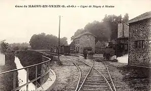 Gare de Magny-en-Vexin (Val-d'Oise).