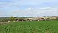 Vue du village depuis la route de Lehaucourt.