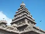 Vimana du Temple du Rivage de Mahabalipuram