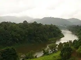 La Mahaweli près de Gampola.