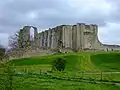 Les ruines de l'abbaye.