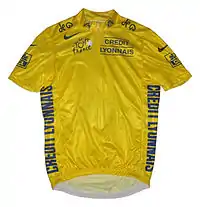 Version commerciale du maillot jaune de 2003.
