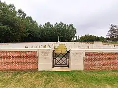 Cimetière militaire britannique de Mailly Wood.