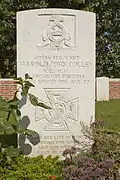 Tombe d'un sergent du Lancashire fusiliers au Mailly Wood cimetery