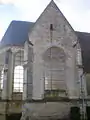 Le chœur de l'église depuis le nord.