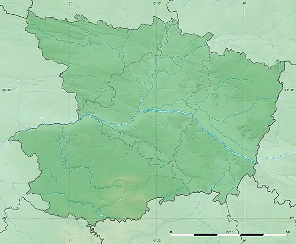 Voir sur la carte topographique de Maine-et-Loire