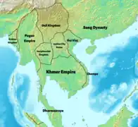 Sud-est asiatique (continental) vers 1100