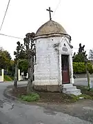 La chapelle circulaire dédiée à la Vierge.