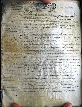 Ordonnance de maintenue de noblesse du 10 juillet 1704 rendue pour Joseph de Cremoux (page 1)