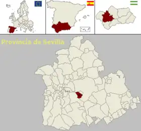 Localisation de Mairena del Alcor