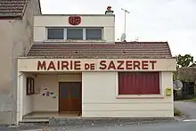 Bâtiment de la mairie de Sazeret