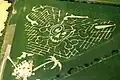 Un labyrinthe de maïs sur le thème de la piraterie près de Delingsdorf.