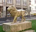 Lion en résine créé à l'occasion d'un concours lancé par la ville de Lyon.