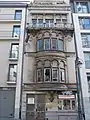 Rue Belliard 143, maison éclectique construite en 1907 par Paul Picquet