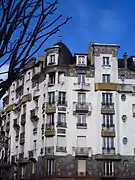 Immeuble Poirier, 7 avenue Janvier à Rennes.