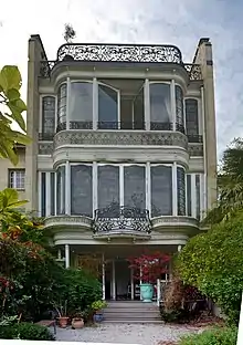 Façade côté jardin