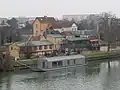 Le Hameau Fournaise vu du pont actuel