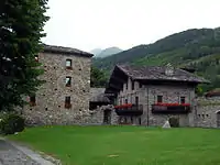 La Maison Gerbollier, siège de la maison communale et de la bibliothèque.