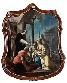 Résurrection du fils de la veuve à Saint-Sixte