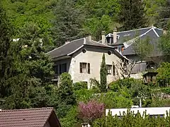La maison d’Amélie Gex à Challes-les-Eaux en avril 2016.