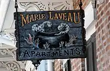 La maison de Marie Laveau à La Nouvelle-Orléans (Louisiane).