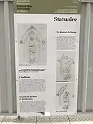 Explication du statuaire.