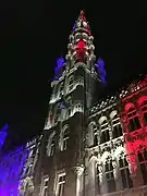 Hôtel de ville de Bruxelles (Belgique).