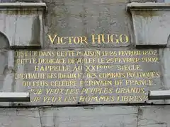 Maison natale de Victor Hugo