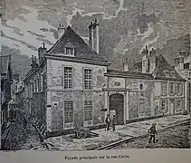 La maison natale de Colbert à l'angle des rues Cérès et Nanteuil.