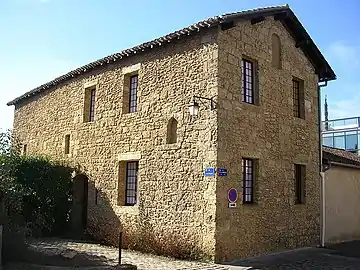 Maison romane rue Lacataye, servant de logement de fonction dépendant de la Préfecture des Landes