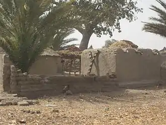 Maisons à toits plats(Tchad).
