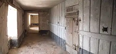 Les anciennes prisons au dernier étage.