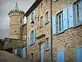 Maisons près du château de Virieu (quartier de Virieu).