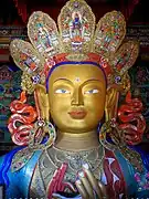 Maitreya. Thiksey, Ladakh, Inde.