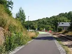 La voie verte de la Suisse Normande au Val Maizet.