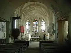 Intérieur de l'église.