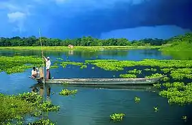 Pêcheurs sur Majuli.