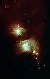 Image de M78 par le télescope spatial Spitzer.