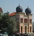 Synagogue de Malacky, construite en 1887, détruite en 1899 et reconstruite en 1900