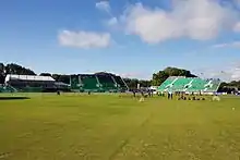 Photographie représentant le stade de Malahide.