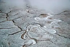 Le fleuve Malakatine traverse la grande île Liakhov.