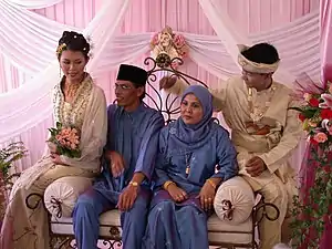 Mariage de Malais singapouriens en 2008