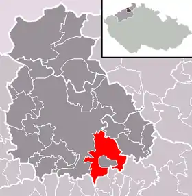 Localisation de Malečov