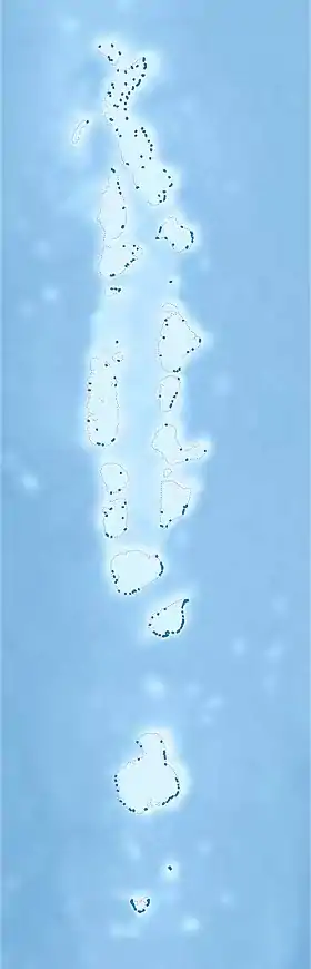 Voir sur la carte topographique des Maldives